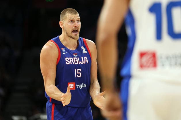 SERBIA vs FRANCE NIKOLA JOKIC, basketball player of Serbia, during friendly match against France, at Belgrade Arena. Belgrade, 20.08.2026. photo: Ivica Veselinov MN PRESS BASKETBALL, FRANCE, SERBIA, FRIENDLY MATCH Belgrade Belgrade Arena Serbia Copyright: xIvicaxVeselinovx xMNxPressx