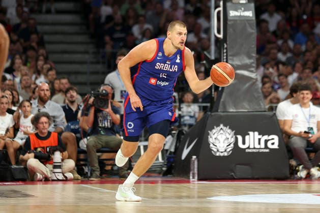 SERBIA vs FRANCE NIKOLA JOKIC, basketball player of Serbia, during friendly match against France, at Belgrade Arena. Belgrade, 20.08.2026. photo: Ivica Veselinov MN PRESS BASKETBALL, FRANCE, SERBIA, FRIENDLY MATCH Belgrade Belgrade Arena Serbia Copyright: xIvicaxVeselinovx xMNxPressx
