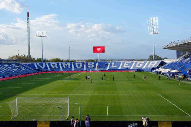 August 20, 2026, Leganes, Madrid, Spain: General view inside the stadium during the Spanish League, LaLiga EA Sports, football match played between Rayo Vallecano and Deportivo Alaves at Butarque stadium on August 20, 2026, in Leganes, Madrid, Spain. Rayo Vallecano V Deportivo Alaves - LaLiga EA Sports  - ZUMAa181 20260820_zaa_a181_057 Copyright: xDennisxAgyemanx