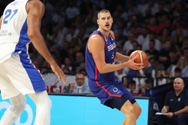 SERBIA vs FRANCE NIKOLA JOKIC, basketball player of Serbia, during friendly match against France, at Belgrade Arena. Belgrade, 20.08.2026. photo: Ivica Veselinov MN PRESS BASKETBALL, FRANCE, SERBIA, FRIENDLY MATCH Belgrade Belgrade Arena Serbia Copyright: xIvicaxVeselinovx xMNxPressx