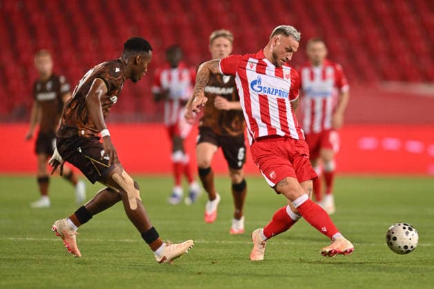 CRVENA ZVEZDA vs VIKTORIA PLZEN MARKO ARNAUTOVIC football Crvena zvezda vs Viktoria Plzen UEFA Europa league qualifications match at Rajko Mitic stadium , Belgrade 20.08.2026 Foto: FOOTBALL, UEFA EUROPA LEAGUE QUALIFICATIONS, CRVENA ZVEZDA, RED STAR, VIKTORIA PLZEN Belgrade Rajko Mitic stadium Serbia Copyright: xMarkoxMetlas xMNxPressx