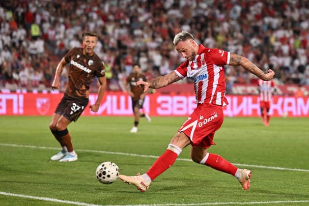 CRVENA ZVEZDA vs VIKTORIA PLZEN MARKO ARNAUTOVIC football Crvena zvezda vs Viktoria Plzen UEFA Europa league qualifications match at Rajko Mitic stadium , Belgrade 20.08.2026 Foto: FOOTBALL, UEFA EUROPA LEAGUE QUALIFICATIONS, CRVENA ZVEZDA, RED STAR, VIKTORIA PLZEN Belgrade Rajko Mitic stadium Serbia Copyright: xMarkoxMetlas xMNxPressx