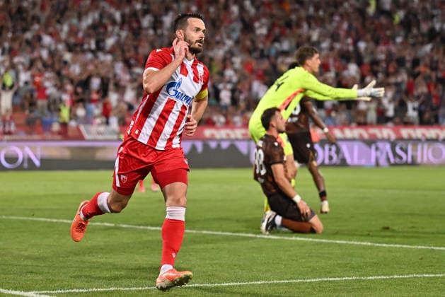 CRVENA ZVEZDA vs VIKTORIA PLZEN MIRKO IVANIC football Crvena zvezda vs Viktoria Plzen UEFA Europa league qualifications match at Rajko Mitic stadium , Belgrade 20.08.2026 Foto: FOOTBALL, UEFA EUROPA LEAGUE QUALIFICATIONS, CRVENA ZVEZDA, RED STAR, VIKTORIA PLZEN Belgrade Rajko Mitic stadium Serbia Copyright: xMarkoxMetlas xMNxPressx