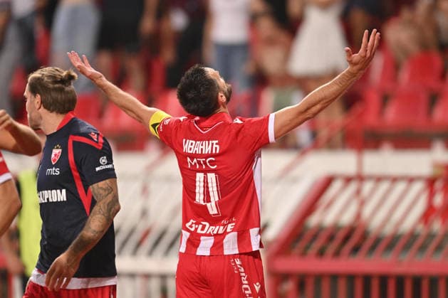 CRVENA ZVEZDA vs VIKTORIA PLZEN MIRKO IVANIC football Crvena zvezda vs Viktoria Plzen UEFA Europa league qualifications match at Rajko Mitic stadium , Belgrade 20.08.2026 Foto: FOOTBALL, UEFA EUROPA LEAGUE QUALIFICATIONS, CRVENA ZVEZDA, RED STAR, VIKTORIA PLZEN Belgrade Rajko Mitic stadium Serbia Copyright: xMarkoxMetlas xMNxPressx