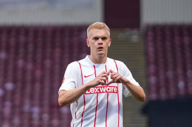 Matthias Ginter (SC Freiburg, 28) Torjubel, Emotionen, Torschuss, Abschluss, Torerfolg, Tor, Treffer , Schottland, Fussball, UEFA Conference League, Play-offs, Hinspiel, 2026 2027, Motherwell FC vs. SC Freiburg, 20.08.2026, Fir Park Stadium, Motherwell Motherwell Fir Park Stadium North Lanarkshire Schottland *** Matthias Ginter, SC Freiburg, 28, goal celebration, emotions, shot on goal, finish, goal scored, goal, Scotland, soccer, UEFA Conference League, playoffs, first leg, 2026–2027, Motherwell FC vs. SC Freiburg, August 20, 2026, Fir Park Stadium, Motherwell, Motherwell, Fir Park Stadium, North Lanarkshire, Scotland Copyright: xArnexAmbergx
