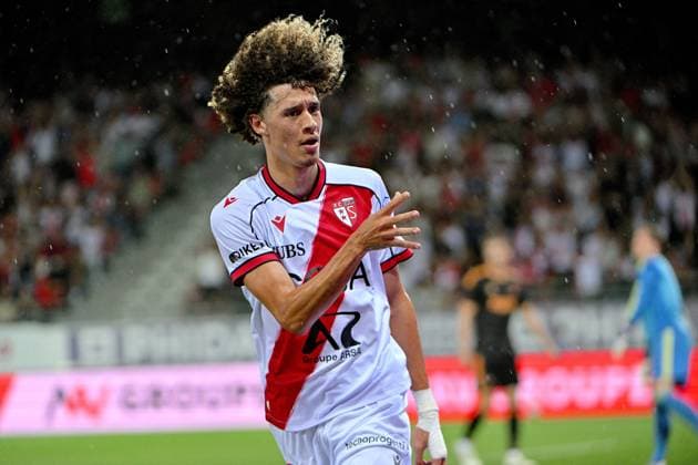 Sion, 20.08.2026, Football UEFA Conference League, FC Sion - AFC Ajax, Franck Surdez (FCS 19) 1 - 0 (Frederic Dubuis Imago) FC SION - AFC Ajax Imago