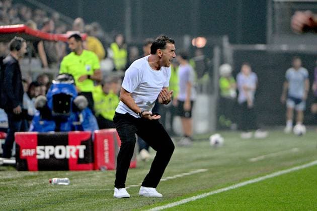 Sion, 20.08.2026, Football UEFA Conference League, FC Sion - AFC Ajax, Didier Tholot (FCS Coach) (Frederic Dubuis Imago) FC SION - AFC Ajax Imago
