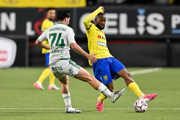 Sint-Truidense VV v Omonia Nicosia AC - UEFA Europa League SINT-TRUIDEN, BELGIUM - AUGUST 20 : Sissako Abdoulaye midfielder of Sint-Truidense VV during the UEFA Europa League 2026 27 play-off round first leg between Sint-Truidense VV and Omonia Nicosia AC on August 20, 2026 in Sint-Truiden, Belgium, 20 08 2026 Sint-Truiden Belgium  Copyright: xDhax