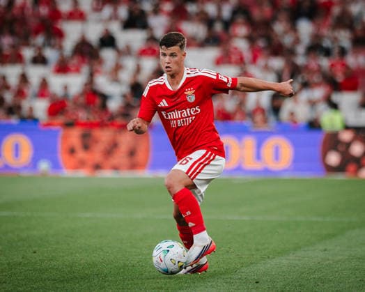Samuel Dahl of SL Benfica during the Europa League match between SL Benfica and Aarhus at Estadio da Luz, in Lisbon, Portugal. (Diogo Sautchuk) Copyright: xDiogoxSautchukx