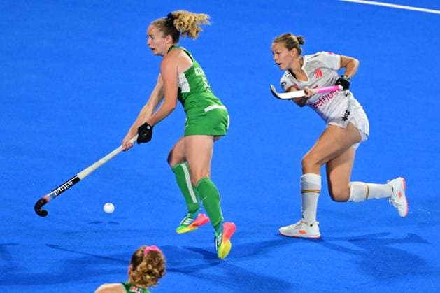 RECORD DATE NOT STATED Belgium s Delphine Marien pictured during a Field hockey, Feldhockey game between Belgian national team, Nationalteam Red Panthers and Ireland during the group stage of the women s 2026 Hockey World Cup, on Saturday 30 December 1899, in Wavre. The 2026 edition of the Hockey World Cup takes place in Belgium and The Netherlands from August 15 to August 30. DIRKxWAEM  x183850555x
