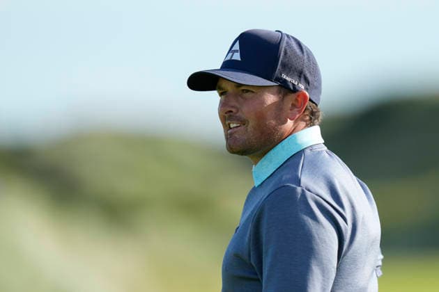 BALMEDIE, SCOTLAND - AUG 20: Benjamin Follett-Smith (ZIM) on the 9th green during Round 1 at the 2026 Nexo Championship at the Trump International Golf Links, Balmedie on August 20, 2026 in Aberdeenshire, Scotland The 2026 Nexo Championship