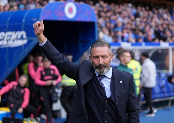 Rangers Manager Derek McInnes Rangers v Jablonec, UEFA Conference League, Play-Off Round, First Leg, Football, Ibrox Stadium, Glasgow, Scotland, UK - 20 Aug 2026Glasgow Ibrox Stadium Scotland United Kingdom  Copyright: xStuartxWallace Shutterstockx 17108686w