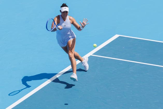 August 20, 2026, Mason, Ohio, U.S: Jessica Pegula (USA) hits a forehand shot during ThursdayÃ¢â‚¬â ¢s quarterfinals at the Cincinnati Open at the Lindner Family Tennis Center , Mason, Oh. Tennis 2026 - Cincinnati Open WTA, Tennis Damen  - ZUMAs304 20260820_zaf_s304_038 Copyright: xScottxStuartx