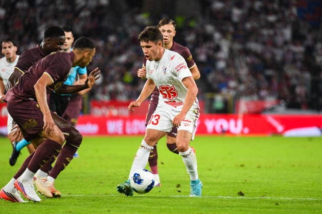 ZABRZE 20.08.2026 PIERWSZY MECZ IV RUNDA ELIMINACJYJNA LIGA KONFERENCJI SEZON 2026 27: GORNIK ZABRZE - AS MONACO --- UEFA CONFERENCE LEAGUE FOURTH QUALIFYING ROUND FIRST MATCH: GORNIK ZABRZE - AS MONACO MAKSYM KHLAN FOT. WIKTOR FARYNA 400MM.PL NEWSPIX.PL --- newspix.pl POLAND OUT! 