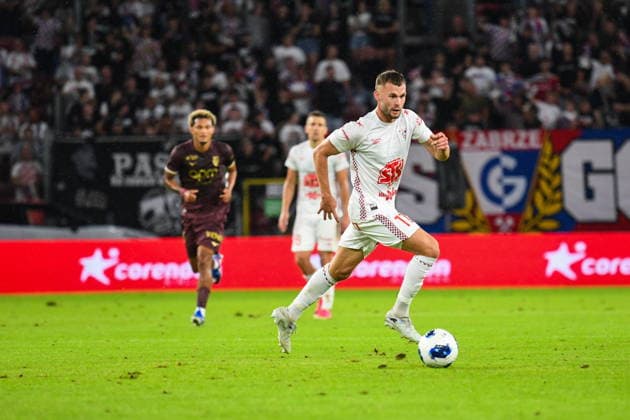 ZABRZE 20.08.2026 PIERWSZY MECZ IV RUNDA ELIMINACJYJNA LIGA KONFERENCJI SEZON 2026 27: GORNIK ZABRZE - AS MONACO --- UEFA CONFERENCE LEAGUE FOURTH QUALIFYING ROUND FIRST MATCH: GORNIK ZABRZE - AS MONACO ERIK PREKOP FOT. WIKTOR FARYNA 400MM.PL NEWSPIX.PL --- newspix.pl POLAND OUT! 