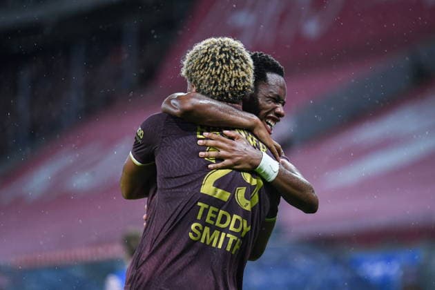 RECORD DATE NOT STATED ZABRZE 20.08.2026 PIERWSZY MECZ IV RUNDA ELIMINACJYJNA LIGA KONFERENCJI SEZON 2026 27: GORNIK ZABRZE - AS MONACO --- UEFA CONFERENCE LEAGUE FOURTH QUALIFYING ROUND FIRST MATCH: GORNIK ZABRZE - AS MONACO STANIS IDUMBO PARIS BRUNNER RADOSC FOT. WIKTOR FARYNA 400MM.PL NEWSPIX.PL --- newspix.pl POLAND OUT! 