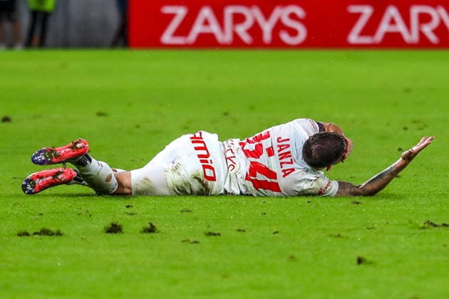Zabrze 20.08.2026. Pilka nozna Liga Konferencji UEFA sezon 2026 2027 mecz: Gornik Zabrze - AS Monaco --- Football UEFA Conference League season 2026 2027 match: Gornik Zabrze - AS Monaco nz Fot. Kacper Staniec NEWSPIX.PL --- newspix.pl POLAND OUT! 