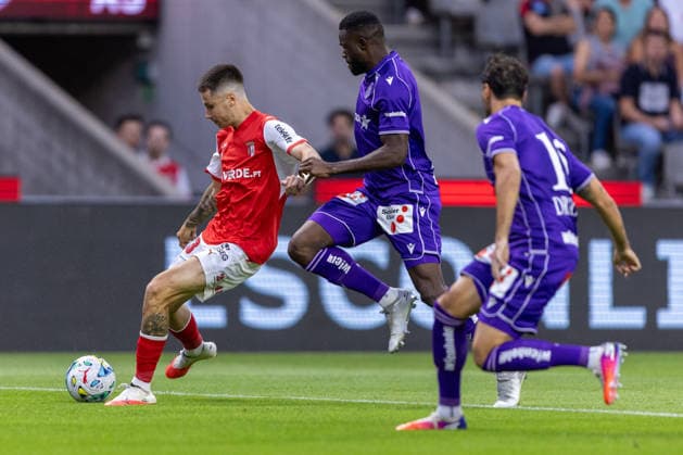 August 20, 2026, Braga, Braga, Portugal: Braga, August 20 - Denis Huseinbasic of SC Braga is seen on action during the SC Braga x FK Austria Wien match for the UEFA Conference League 2026 27 Playoff First Leg on August 20, 2026 in Braga, Portugal SC Braga X FK Austria Wien - UEFA Conference League 2026 27 - Playoff First Leg  - ZUMAl192 20260820_zsp_l192_007 Copyright: xMiguelxLemosx