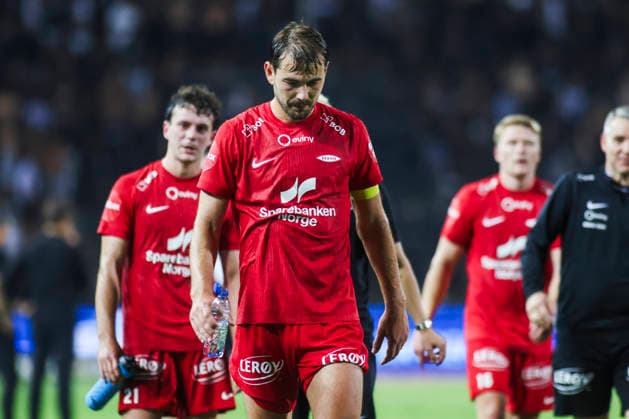 Conference League i fotball 2026: PAOK-Brann Thessaloniki 20260820. Branns Fredrik Pallesen Knudsen etter playoff-kampen i Conference League-kvalifiseringen i fotball mellom PAOK og Brann pa Toumba Stadium. Kampen endte 1-1. Foto: Spiros Makridis NTB Thessaloniki Hellas EDITORIAL USE ONLY. RESTRICTED USE FOR BETTING COMPANIES Ref:_SPOFI_vdjvrwnI.jpg *** 2026 Conference League in soccer: PAOK vs. Brann, Thessaloniki, August 20, 2026. Brann s Fredrik Pallesen Knudsen after the playoff match in the Conference League soccer qualifiers between PAOK and Brann at Toumba Stadium. The match ended 1–1. Photo: Spiros Makridvia NTB, Thessaloniki, Greece. EDITORIAL USE ONLY. RESTRICTED USE FOR BETTING COMPANIES  Copyright: xSpirosxMakridisx xNTBx