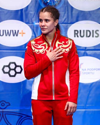 U20 World Championships Podium 65kg WW - Gold: Margarita Salnazarian (RUS) *** U20 World Championships, 65kg Open Weight Division, Gold Medal: Margarita Salnazarian (RUS) Copyright: xJakexKirkmanx