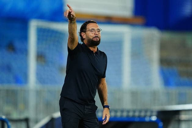 Getafe CF v FK Partizan - UEFA Conference League 2026 27 Play-offs 1st Leg Jose Bordalas, Head Coach of Getafe CF, reacts during the UEFA Conference League 2026 27 play-offs first leg match between Getafe CF and FK Partizan at Estadio Coliseum on August 20, 2026 in Getafe, Spain. Getafe Estadio Coliseum Madrid Spain Copyright: xGokhanxTanerx xPSxImagesxGokhanxTanerx