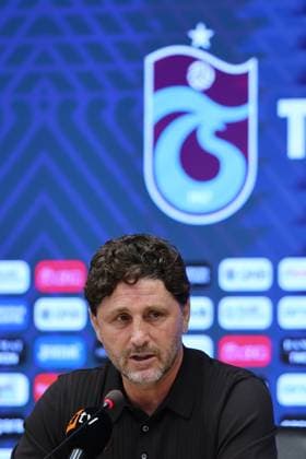 Trabzonspor v Ferencvaros - UEFA Europa League TRABZON, TURKIYE - AUGUST 20: Trabzonspor head coach Fatih Tekke speaks after the UEFA Europa League playoff round first-leg match between Trabzonspor and Ferencvaros at Papara Park in Trabzon, Turkiye on August 20, 2026. Hasan Tascan Anadolu Trabzon Turkey. Editorial use only. Please get in touch for any other usage.  Copyright: x2026xAnadoluxHasanxTascanx