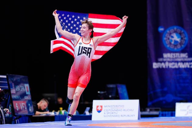 U20 World Championships 55kg WW - Everest Shea Leydecker (USA) *** U20 World Championships, 55 kg, WW, Everest Shea Leydecker, USA Copyright: xKostadinxAndonovx