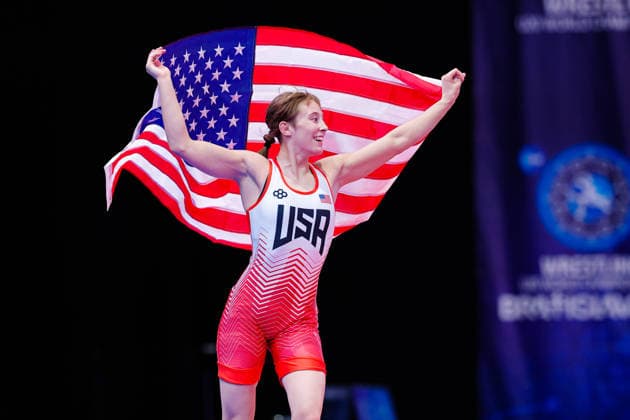 U20 World Championships 55kg WW - Everest Shea Leydecker (USA) *** U20 World Championships, 55 kg, WW, Everest Shea Leydecker, USA Copyright: xKostadinxAndonovx