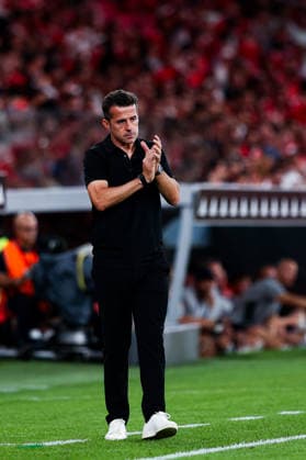 SL Benfica v AGF Aarhus - UEFA Europa League (Qual.) 2026 27 Playoff 1Âª Mao Marco Silva, treinador portugues do SL Benfica durante a partida entre SL Benfica v AGF Aarhus, para a UEFA Europa League (Qual.) 2026 27 Playoff 1Âª Mao no Estadio da Luz, Portugal (Foto de Diogo Faria Reis Avant Sports) Lisboa Estadio Da Luz Lisboa Portugal Copyright: xDiogoxFariaxReis AvantxSportsx