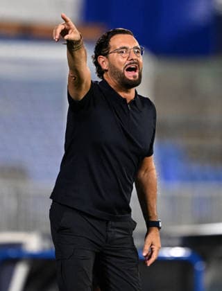 Getafe v Partizan - UEFA Conference League MADRID, SPAIN - AUGUST 20: Head coach Jose Pepe Bordalas of Getafe reacts during the UEFA Conference League playoff round first-leg match between Getafe and Partizan at Coliseum Alfonso Perez Stadium in Madrid, Spain on August 20, 2026. Burak Akbulut Anadolu Madrid Spain. Editorial use only. Please get in touch for any other usage.  Copyright: x2026xAnadoluxBurakxAkbulutx