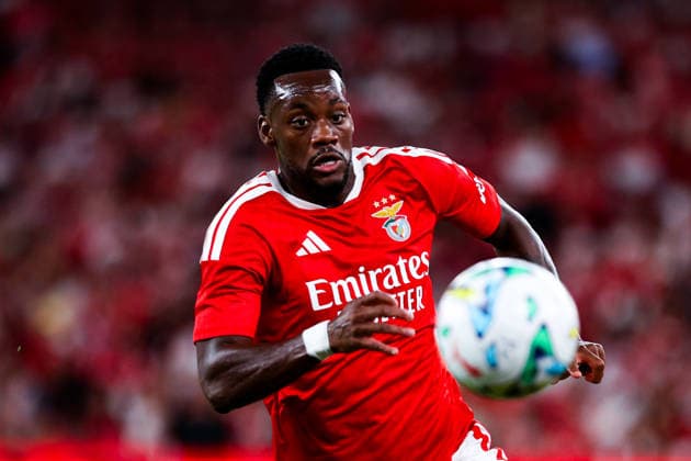 SL Benfica v AGF Aarhus - UEFA Europa League (Qual.) 2026 27 Playoff 1Âª Mao Jhon Duran 22, ponta de lanca do SL Benfica durante a partida entre SL Benfica v AGF Aarhus, para a UEFA Europa League (Qual.) 2026 27 Playoff 1Âª Mao no Estadio da Luz, Portugal (Foto de Diogo Faria Reis Avant Sports) Lisboa Estadio Da Luz Lisboa Portugal Copyright: xDiogoxFariaxReis AvantxSportsx