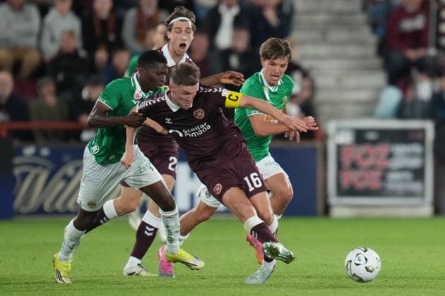 Blair Spittal of Heart of Midlothian Heart of Midlothian v Rapid Vienna, UEFA Conference League, Play-Off Round, First Leg, Football, Tynecastle Park, Edinburgh, Scotland, UK - 20 Aug 2026Edinburgh Tynecastle Park United Kingdom  Copyright: xPetexSummers Shutterstockx 17108692gc
