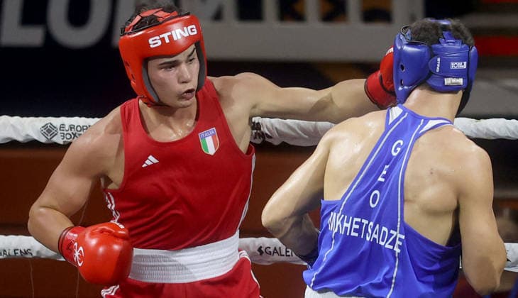 20.08.2026 Loznica(Serbia) European Juniors U19 boxing championship men s -80kg semi fiinal Tiberio Nocadello Italy :