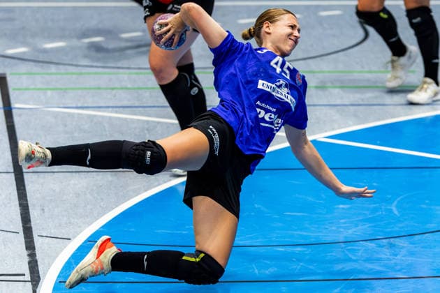 20.08.2026, GER, Handball, Frauen, Saison 2026 2027, Alsco 1.Bl, Testspiel, Thueringer HC - BSV Sachsen Zwickau Jolina Huhnstock (Thueringer HC,45) Mühlhausen Görmarhalle Thüringen Deutschland *** August 20, 2026, GER, Handball, Women, 2026–2027 Season, Alsco 1st Division, Exhibition Game, Thueringer HC vs. BSV Sachsen Zwickau, Jolina Huhnstock (Thueringer HC), 45, Mühlhausen, Görmarhalle, Thuringia, Germany