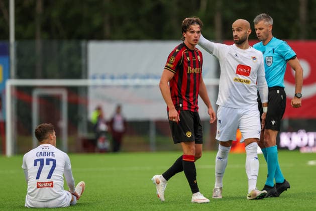 Football Men. Conference Legaue Qualification. Vikingur - Borja Banja Luka.. Reykjavik. 20.08.2026 Copyright: xx 1J8A1806