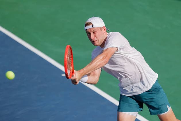 CANCUN COUNTRY OPEN 2026 CANCUN COUNTRY OPEN 2026 VIT KOPRIVA VS GAUTHIER ONCLIN 20082026 CANCUN, QUINTANA ROO. Action photo of Gauthier Onclin of Belgium, during game of the Cancun Country Open 2026 Tennis 125 Challenger tournament held at the Cancun Country Club of Cancun, Quintana Roo, Mexico. Foto de accion de Gauthier Onclin de Belgica, durante juego del Cancun Country Open 2026 ATP, Tennis Herren 125 Challenger que se celebra en el Cancun Country Club de Cancun, Quintana Roo, Mexico. PHOTO BY IMAGENSHOP AGENCIA FOTOGRAFICA CANCUN QUINTANA ROO MEXICO *** CANCUN COUNTRY OPEN 2026 CANCUN COUNTRY OPEN 2026 VIT KOPRIVA VS GAUTHIER ONCLIN 20082026 CANCUN, QUINTANA ROO Action photo of Gauthier Onclin of Belgium during a match at the 2026 Cancun Country Open ATP 125 Challenger tournament held at the Cancun Country Club in Cancun, Quintana Roo, Mexico Action photo of Gauthier Onclin of Belgium, during a match at the 2026 Cancun Country Open ATP 125 Challenger tournament held at the Cancun Country Club in Cancun, Quintana Roo, Mexico. PHOTO BY IMAGENSHOP PHOTO AGENCY CANCUN QUINTANA ROO MEXICO Copyright: xIMAGENSHOPxAGENCIAxFOTOGRAFICAx