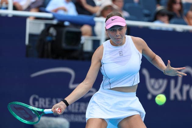 August 20, 2026, Mason, Oh, USA: Cincinnati Open Tennis 2026 - Amanda Anisimova hits a ball against Jessica Pegula in the Cincinnati Open Tennis Tournament held in Mason OH. 2026 08 20. Cincinnati Open Tennis 2026  - ZUMAn24_ 20260820_zaf_n24_049 Copyright: xWallyxNellx