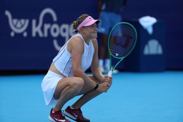 August 20, 2026, Mason, Oh, USA: Cincinnati Open Tennis 2026 - Amanda Anisimova expresses emotion after losing a point against Jessica Pegula in the Cincinnati Open Tennis Tournament held in Mason OH. 2026 08 20. Cincinnati Open Tennis 2026  - ZUMAn24_ 20260820_zaf_n24_055 Copyright: xWallyxNellx
