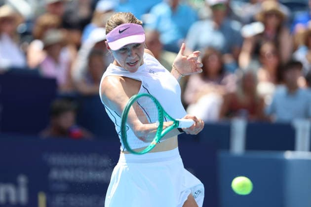 August 20, 2026, Mason, Oh, USA: Cincinnati Open Tennis 2026 - Amanda Anisimova hits a ball against Jessica Pegula in the Cincinnati Open Tennis Tournament held in Mason OH. 2026 08 20. Cincinnati Open Tennis 2026  - ZUMAn24_ 20260820_zaf_n24_090 Copyright: xWallyxNellx