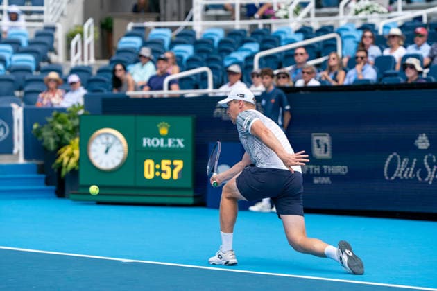Cincinnati Open: Mens Doubles Quarterfinal Harri Heliovaara is seen during the men s doubles quarterfinals at the Cincinnati Open in Mason, Ohio, on August 20, 2026. Mason Ohio United States  Copyright: xJasonxWhitmanx originalFilename:whitman-cincinna260820_npU28.jpg