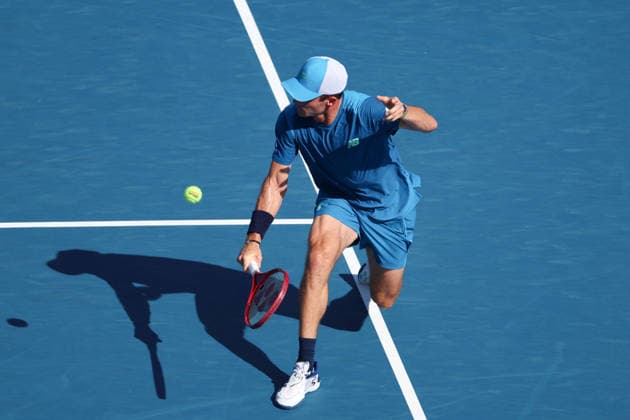 August 20, 2026, Mason, Oh, USA: Cincinnati Open Tennis 2026 - Tommy Paul hits a ball against Flavio Cobolli in the Cincinnati Open Tennis Tournament held in Mason OH. 2026 08 20. ZUMAPress Mason USA - ZUMAn24_ 20260820_zaf_n24_175 Copyright: xWallyxNellx