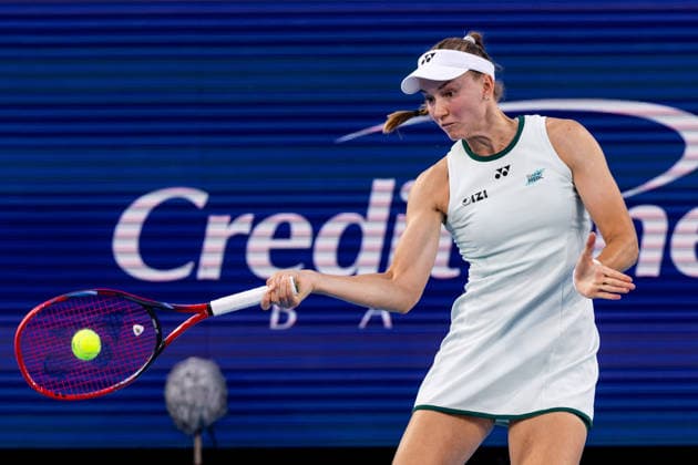 August 20, 2026, Mason, Ohio, U.S: Elena Rybakina (KAZ) hits a forehand shot during ThursdayÃ¢â‚¬â ¢s quarterfinals at the Cincinnati Open at the Lindner Family Tennis Center , Mason, Oh. Tennis 2026 - Cincinnati Open WTA, Tennis Damen  - ZUMAs304 20260820_zaf_s304_165 Copyright: xScottxStuartx
