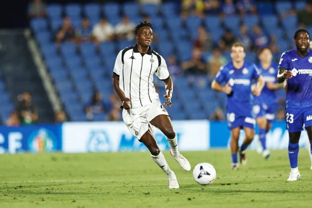 Demba Seck (Partizan), AUGUST 20, 2026 - Football Soccer : UEFA Europa Conference League Play-offs 1st leg match between Getafe CF - FK Partizan at the Estadio Coliseum de Getafe in Getafe, Spain. Noxthirdxpartyxsales  aflo_341827990 MutsuxKawamorix