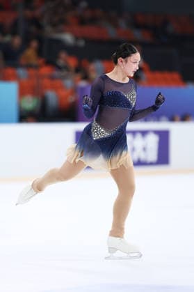 XI AN, CHINA - AUGUST 20: Cara Tang of New Zealand performs in the junior women s short program on day 1 of the ISU Figure skating, Eiskunstlauf Junior Grand Prix Xi an 2026 on August 20, 2026 in Xi an, Shaanxi Province of China.  Copyright: xVCGx 111661047725