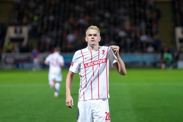 Matthias Ginter (SC Freiburg, 28) Torjubel, Emotionen, Torschuss, Abschluss, Torerfolg, Tor, Treffer , Schottland, Fussball, UEFA Conference League, Play-offs, Hinspiel, 2026 2027, Motherwell FC vs. SC Freiburg, 20.08.2026, Fir Park Stadium, Motherwell Motherwell Fir Park Stadium North Lanarkshire Schottland *** Matthias Ginter, SC Freiburg, 28 goal celebration, emotions, shot on goal, finish, goal scored, goal, Scotland, soccer, UEFA Conference League, playoffs, first leg, 2026–2027, Motherwell FC vs. SC Freiburg, August 20, 2026, Fir Park Stadium, Motherwell, Motherwell, Fir Park Stadium, North Lanarkshire, Scotland Copyright: xArnexAmbergx