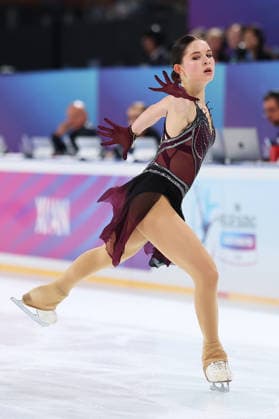 XI AN, CHINA - AUGUST 20: Izabella Kirillova of Israel competes in the junior women s short program on day 1 of the ISU Figure skating, Eiskunstlauf Junior Grand Prix Xi an 2026 on August 20, 2026 in Xi an, Shaanxi Province of China.  Copyright: xVCGx 111661088803