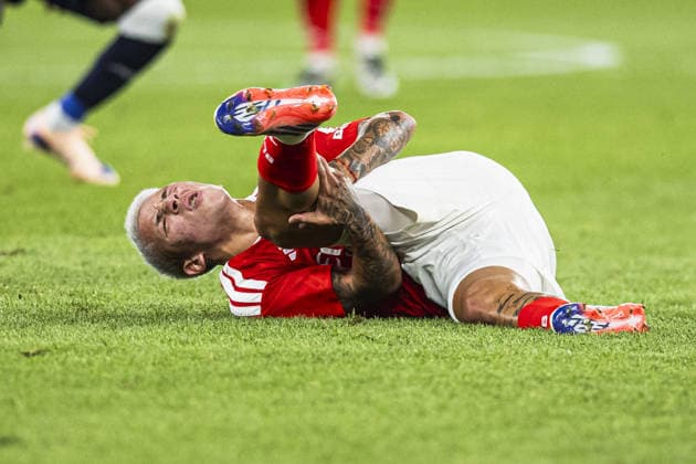 Gianluca Prestianni of SL Benfica reacts during the UEFA Europa League 2026 27 Play-off First Leg match between SL Benfica and AFG Aarhus at Estádio da Luz on August 20th,2026 (Photo by Joao Bravo Sports Press Photo)  Copyright: xJoaoxBravo SportsxPressxPhotox Sportspressphoto_SPR211578
