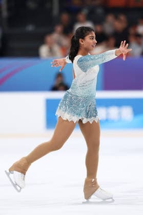 XI AN, CHINA - AUGUST 20: Jessy Raj MATHRAPU of India competes in the junior women s short program on day 1 of the ISU Figure skating, Eiskunstlauf Junior Grand Prix Xi an 2026 on August 20, 2026 in Xi an, Shaanxi Province of China.  Copyright: xVCGx 111661091814