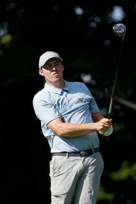 ST. LOUIS, MO - AUGUST 20: Matt Fitzpatrick of England plays from the tee at the fourteenth hole during the first round of the BMW Championship on August 20, 2026 at Bellerive Country Club in St Louis, Missouri. (Photo by Joe Robbins Icon Sportswire) GOLF: AUG 20 PGA, Golf Herren BMW Championship EDITORIAL USE ONLY Icon5732608200531