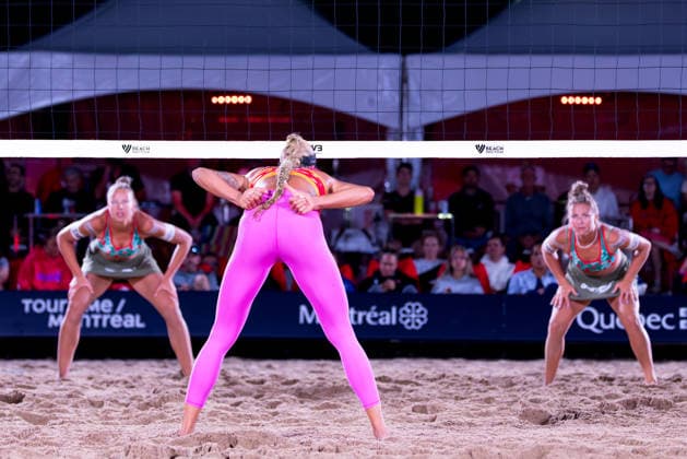 August 20, 2026, Montreal, Quebec, Canada: Match between Melissa Humana-Paredes and Brandie Wilkerson from Canada and Monika Paulikiene and Aine Raupelyte from Lituania at Beach Pro Tour at Parc Jean-Drapeau in Montreal, Quebec, Canada on 2026-08-20 Montreal Canada - ZUMAl189 20260820_zsp_l189_202 Copyright: xYannickxLegarex